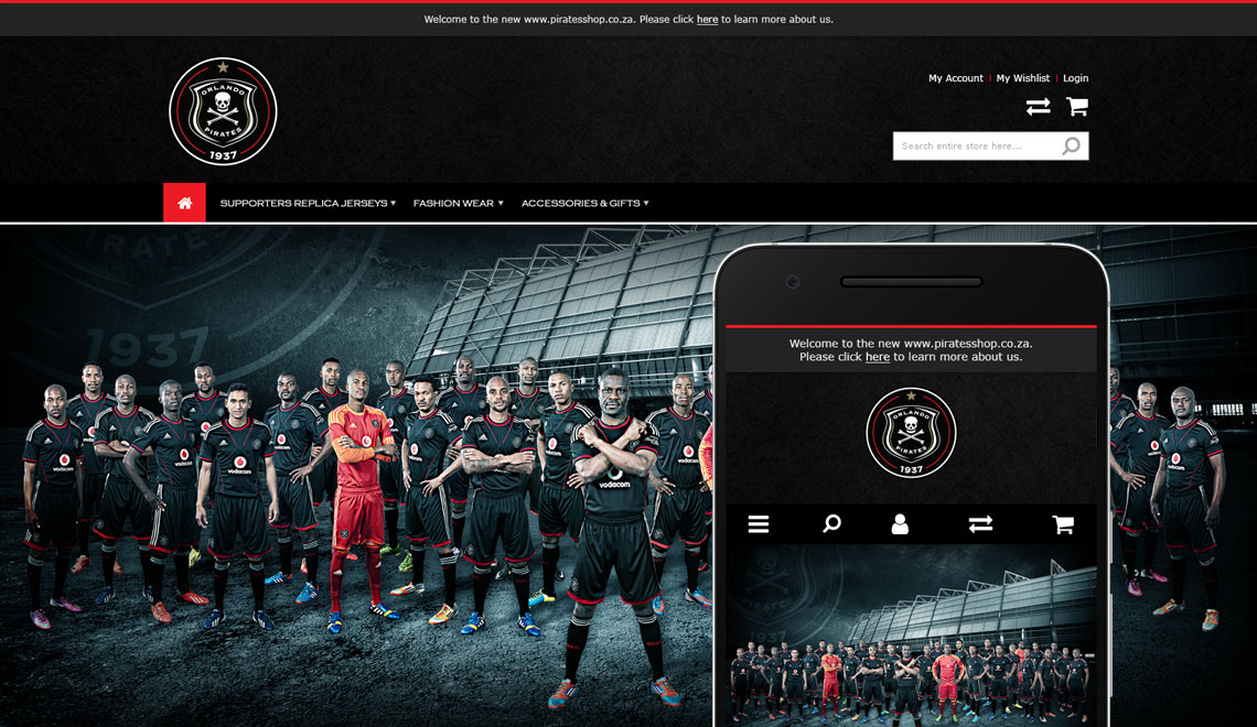 Orlando Pirates online shop