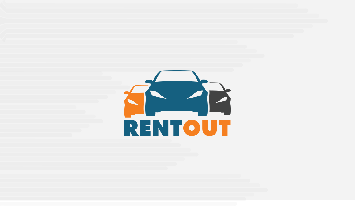 RentOut logo design