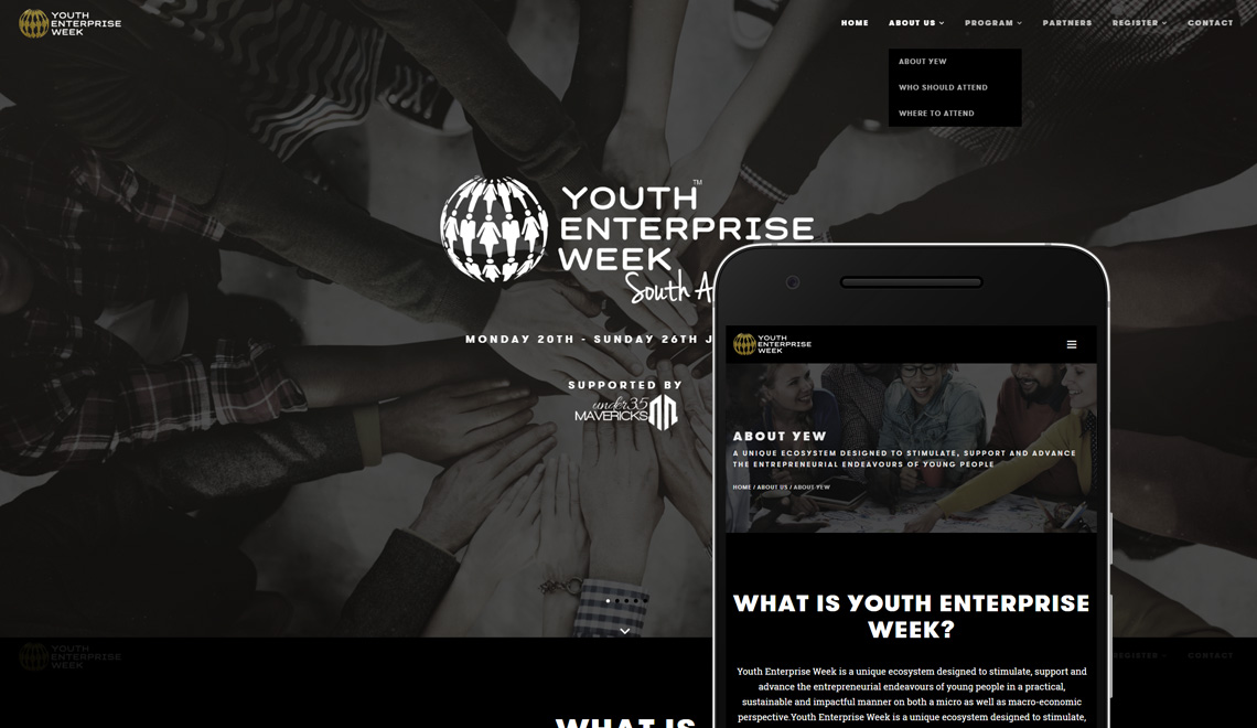 Youth Enterprise Week website